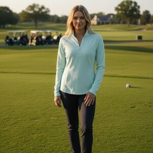 Tommy Bahama Women’s Golf 1/4 Zip Pullover Small NWT Lightweight Performance Top